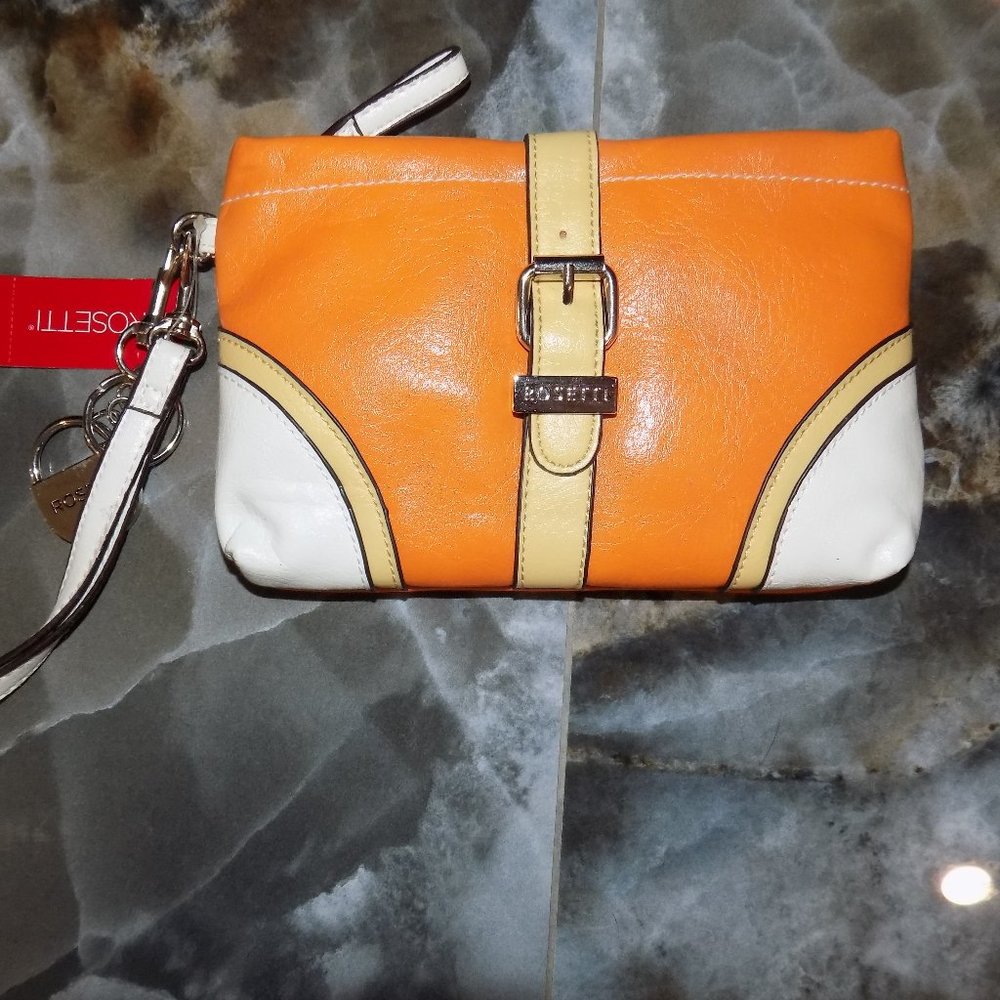 Rosetti Megan Orange Wristlet NEW